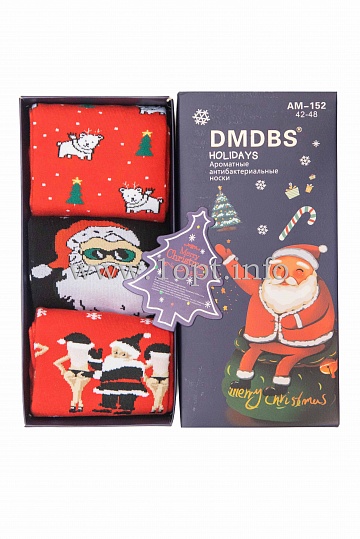  DMDBS New Year носки мужские аромат. (коробка)